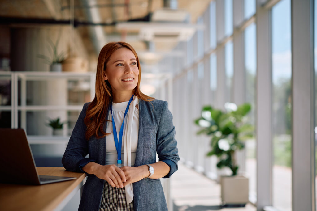 A business consultant with plenty of leadership potential